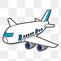 Airplane png sticker, transparent background. | Free PNG - rawpixel