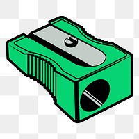 Sharpener png sticker, transparent background. Free public domain CC0 image.