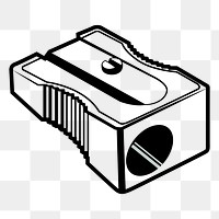 Sharpener png sticker, transparent background. Free public domain CC0 image.