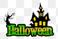 Halloween  png sticker, transparent background. Free public domain CC0 image.