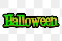 Halloween png sticker, transparent background. Free public domain CC0 image.