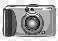 Film camera png sticker technology illustration, transparent background. Free public domain CC0 image.