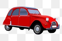 Classic car png sticker transportation illustration, transparent background. Free public domain CC0 image.