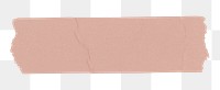 Pink washi tape png sticker, torn paper, transparent background