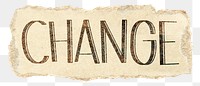 Change png word sticker typography, transparent background