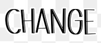 Change png word sticker typography, transparent background