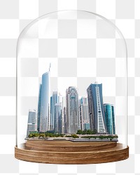 Office buildings png glass dome sticker, architecture concept art, transparent background