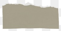 Green ripped paper png scrap note with copy space