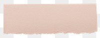 Pink ripped paper png note scrap with copy space