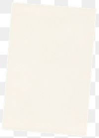 Png simple paper frame sticker, beige, transparent background