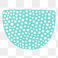 Abstract dots  png sticker, transparent background