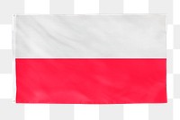 Poland png flag, national symbol, transparent background