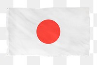 Japan png flag, national symbol, transparent background