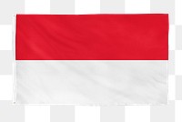 Indonesia png flag, national symbol, transparent background