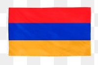 Armenia png flag, national symbol, transparent background