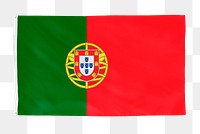 Portugal png flag, national symbol, transparent background