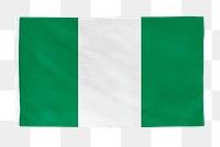 Nigerian png flag, national symbol, transparent background