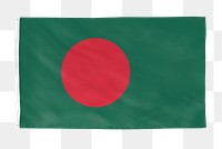 Bangladesh png flag, national symbol, transparent background