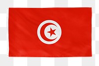 Tunisia png flag, national symbol, transparent background