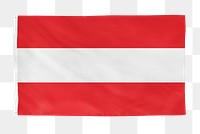 Austria png flag, national symbol, transparent background