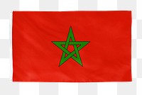 Morocco png flag, national symbol, transparent background