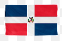 Dominican Republic png flag, national symbol, transparent background