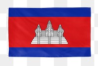 Cambodia png flag, national symbol, transparent background