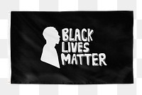 Png Black lives matter flag, transparent background