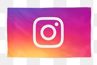 Instagram icon png flag, social media. 25 MAY 2022 - BANGKOK, THAILAND