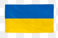 Ukraine png flag, national symbol, transparent background