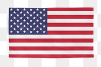 United States, US png flag, national symbol, transparent background