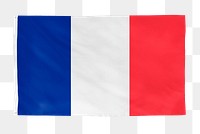 France png flag, national symbol, transparent background