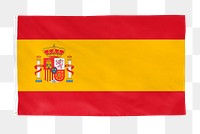 Spain png flag, national symbol, transparent background