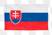 Slovakia png flag, national symbol, transparent background