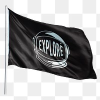 Explore astronaut png flag sticker, transparent background