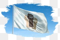 Png Black lives matter flag, transparent background