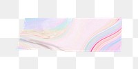 PNG aesthetic marble washi tape, journal sticker element, transparent background