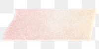 PNG glitter washi tape, stationery collage element, transparent background