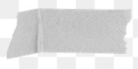 PNG gray washi tape, stationery collage element, transparent background