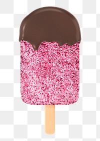 Gelato  png sticker, 3D rendering, transparent background