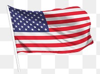 United States, US flag png waving, national symbol graphic