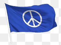 Blue flag png waving, Peace sign graphic