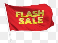 Flash sale png flag waving graphic