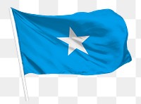 Somalia flag png waving, national symbol graphic