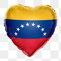 Venezuela flag png balloon on transparent background