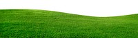 Green field png border, transparent background