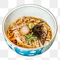 Ramen noodle png sticker, Japanese food image, transparent background