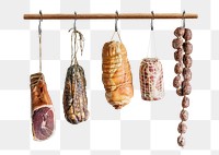 Charcuterie meat png sticker, food image, transparent background