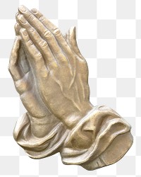 Praying hands png sticker, religious | Premium PNG - rawpixel