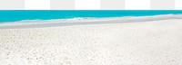 Beach png collage, summer, transparent background